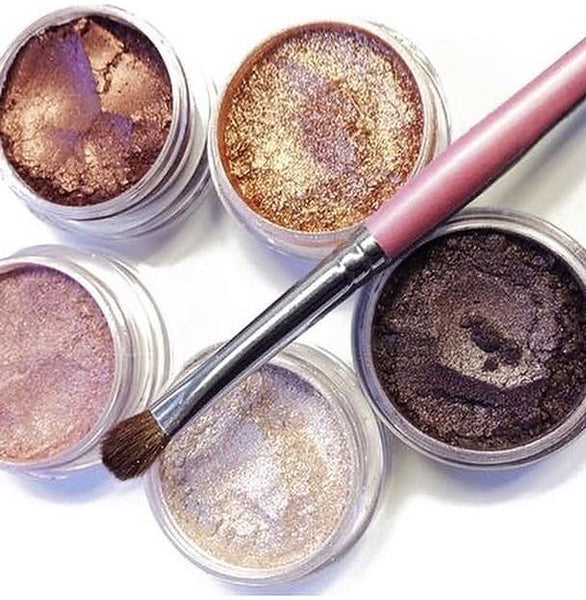 Warm and Shimmery Mineral Eyeshadows Kit